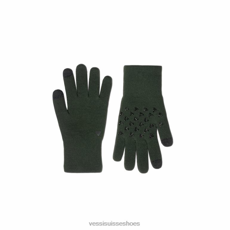 Vessi gants imperméables H6F621 noir, gris chiné, vert épicéa, lilas chiné