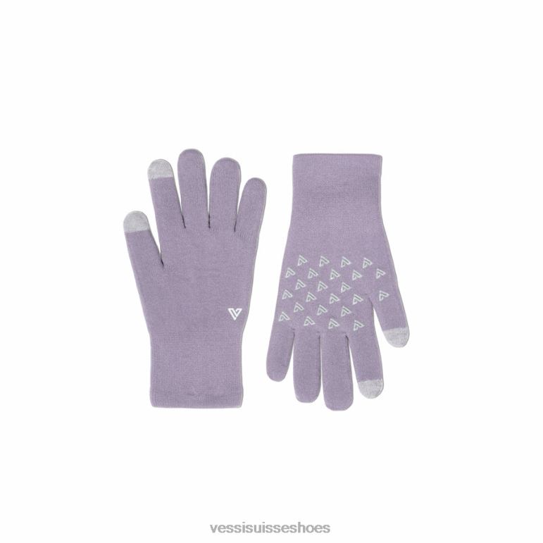 Vessi gants imperméables H6F621 noir, gris chiné, vert épicéa, lilas chiné