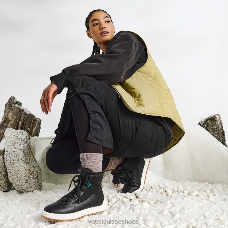 Vessi alta high top - noir asphalte H6F62242 asphalte noir