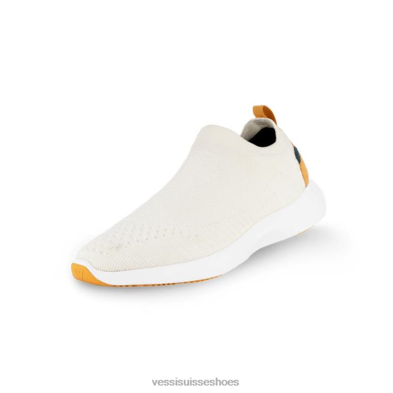 Vessi slip-ons pour déplacements quotidiens - blanc sur oasis H6F62276 blanc sur oasis