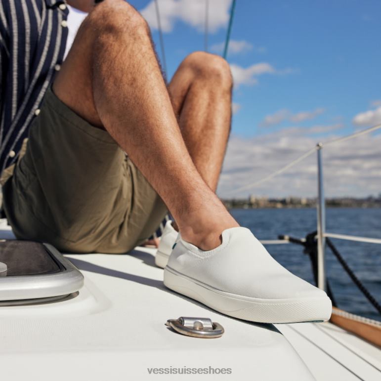 Vessi slip-on boardwalk - blanc voile H6F62123 voile blanche