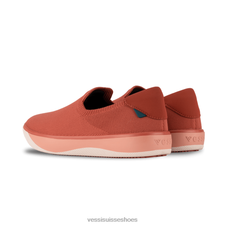 Vessi slip-on boardwalk - rhubarbe H6F62170 Rhubarbe