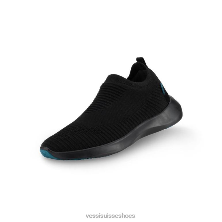 Vessi slip-ons pour mouvements de tous les jours - noir onyx sur noir H6F6284 onyx noir sur noir