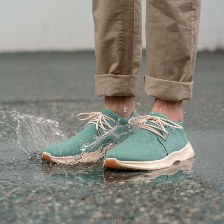 Vessi tous les jours - vert menthe sur blanc cassé H6F62156 vert menthe sur blanc cassé