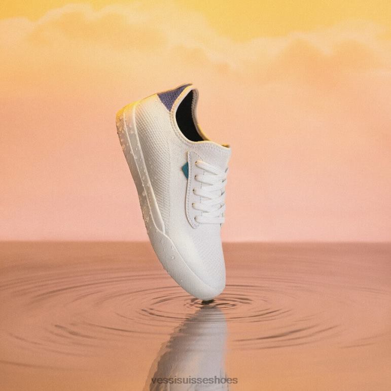 Vessi week-end - blanc sur violet lilas H6F62176 blanc sur violet lilas